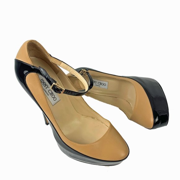 JIMMY CHOO‎ 'Siskin' Mary Jane Platform Stilettos - Picture 12 of 14